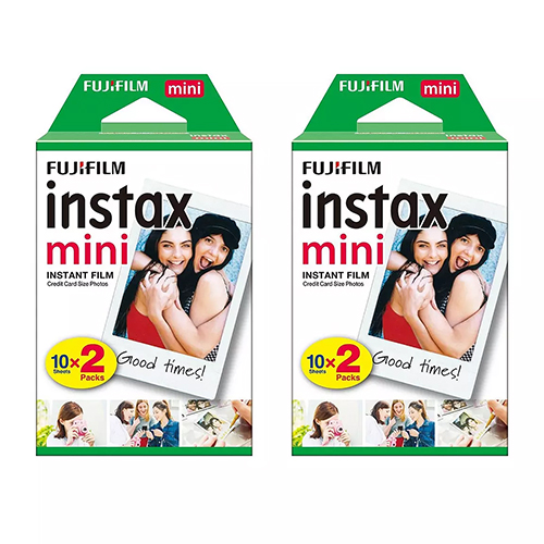 Instax Mini Instant Photo Film - White (Pack of 40)