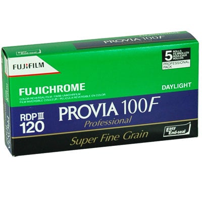 Provia 100F 120 Slide Film (5-Pack)