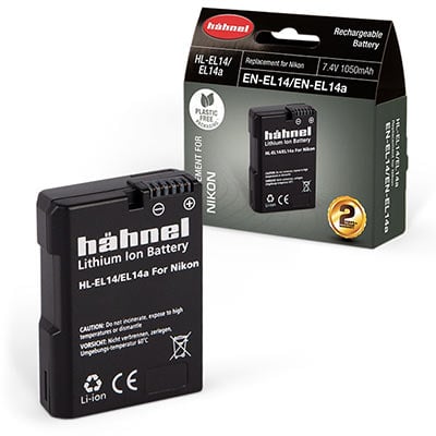 Hähnel HL-EL14/EL14a Battery (replacement for Nikon EN-EL14 / EN-EL14a)