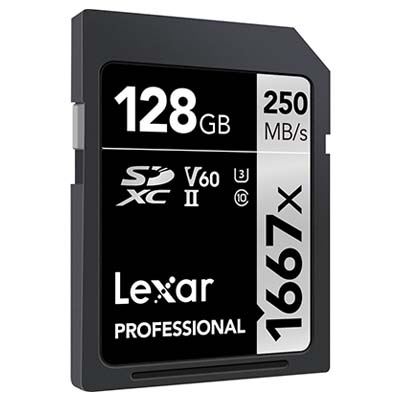 Lexar Professional 1667x SDXC UHS-II SILVER 128GB
