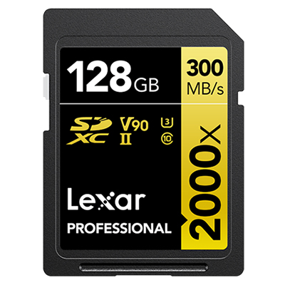 Lexar Professional 2000x SDXC UHS-II GOLD 128GB