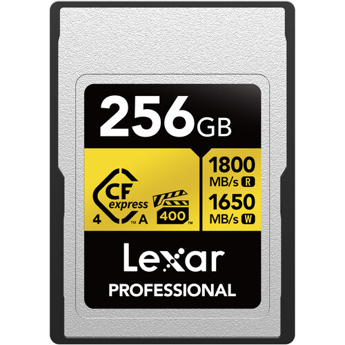 Lexar Professional GOLD CFexpress 4.0 Type A 256GB