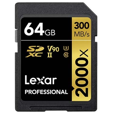 Lexar Professional 2000x SDXC UHS-II GOLD 64GB