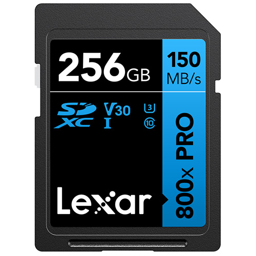 Lexar High-Performance 800xPRO SDXC UHS-I BLUE 256GB