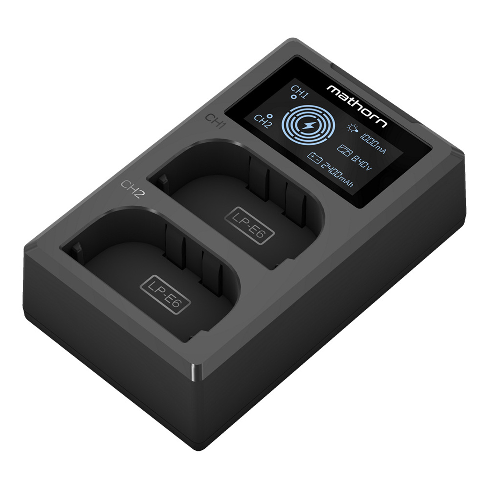 Mathorn MBC-D200 Dual Charger for Canon LP-E6