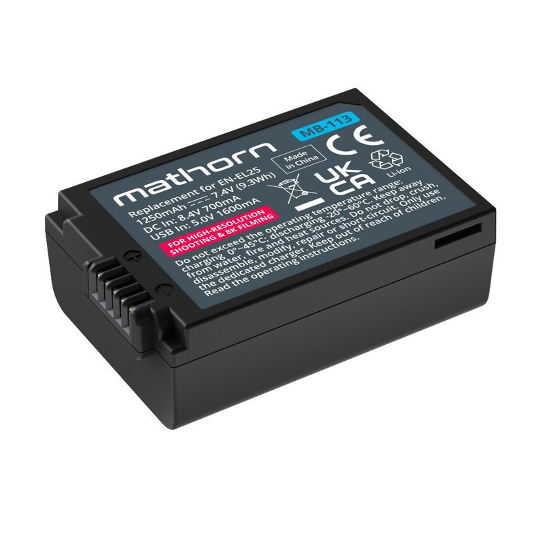 Mathorn MB-113 Battery for Nikon EN-EL25