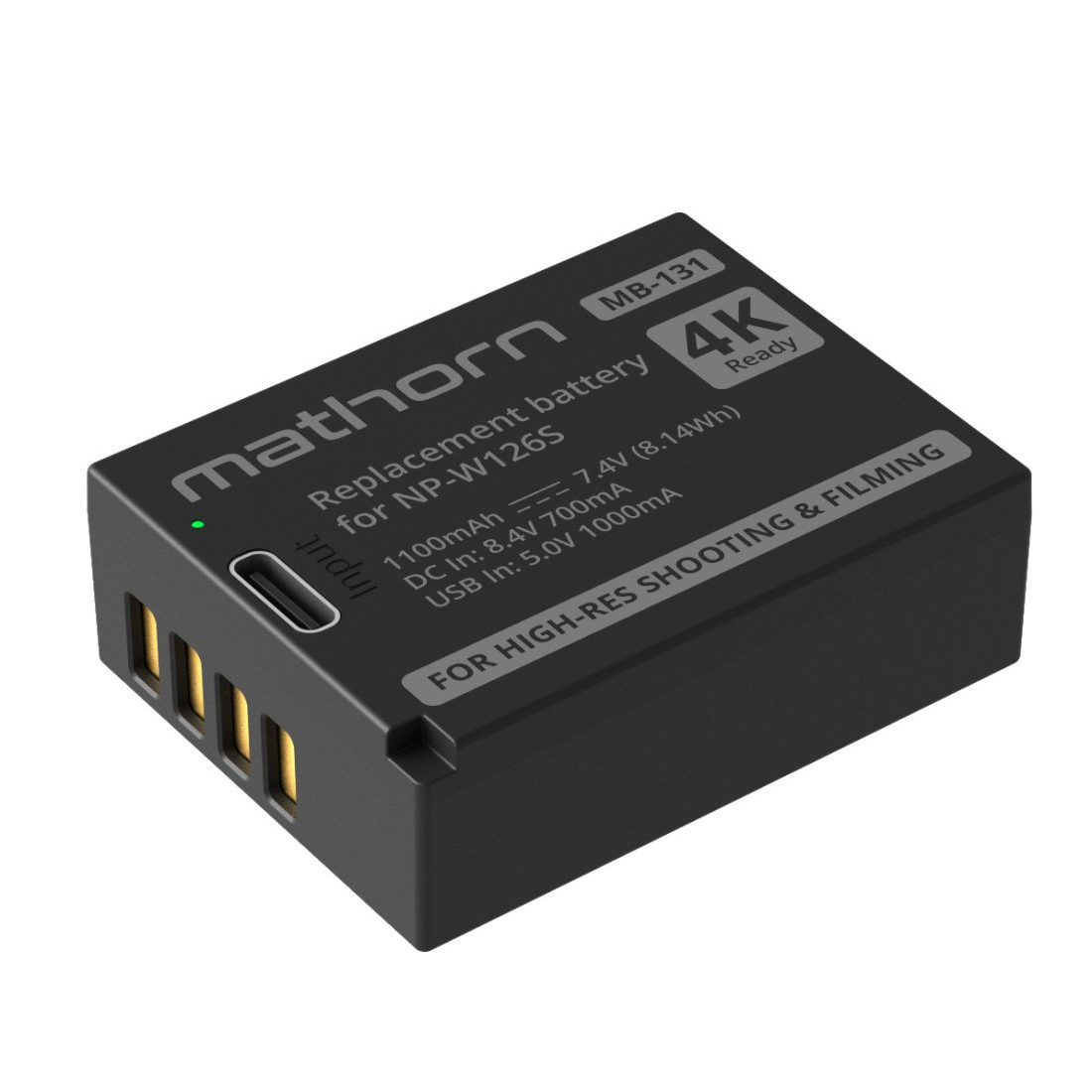 Mathorn MB-131 Battery for Fujifilm NP-W126S