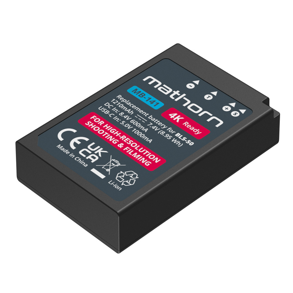 Mathorn MB-141 Battery for Olympus BLS-50