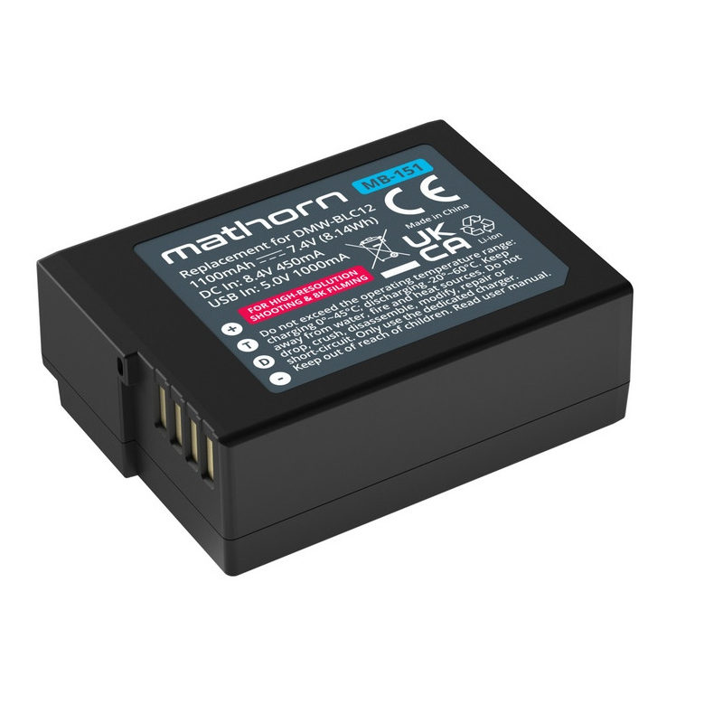 Mathorn MB-151 Battery for Panasonic DMW-BLC12