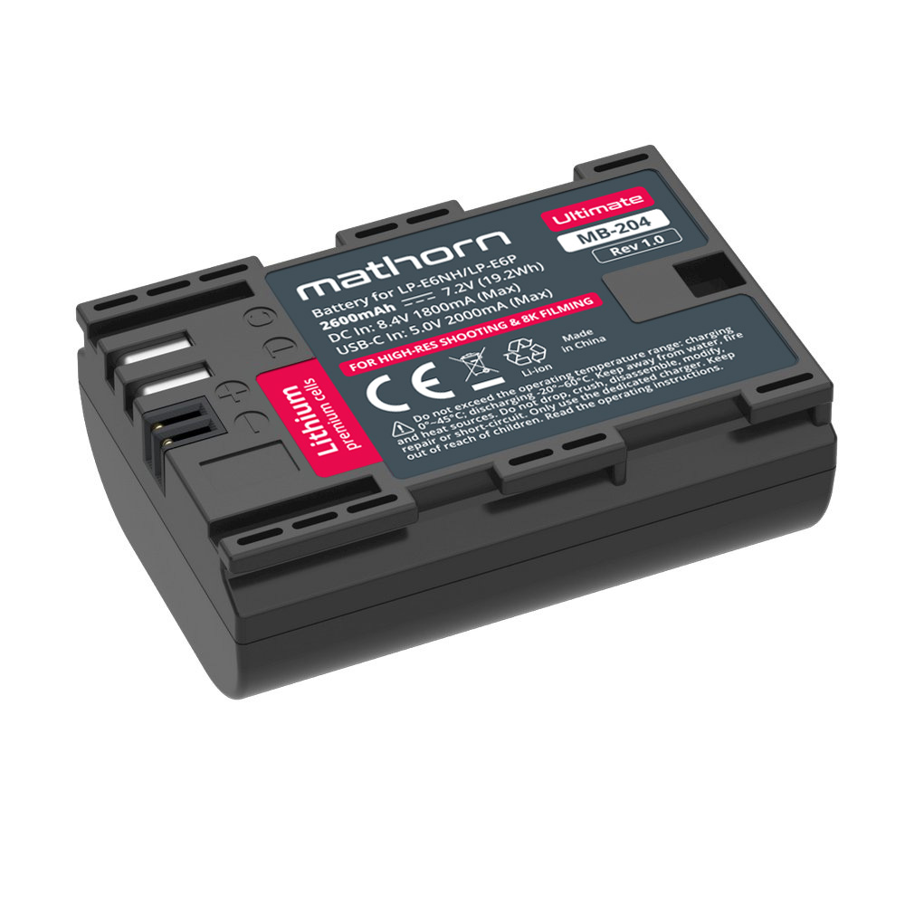 Mathorn MB-204 Battery for Canon LP-E6P