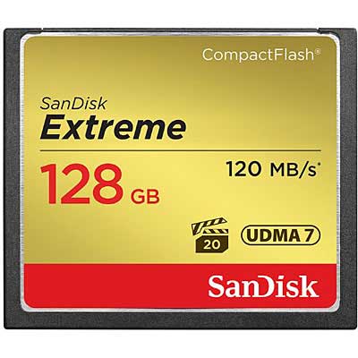 SanDisk Extreme CompactFlash 128GB