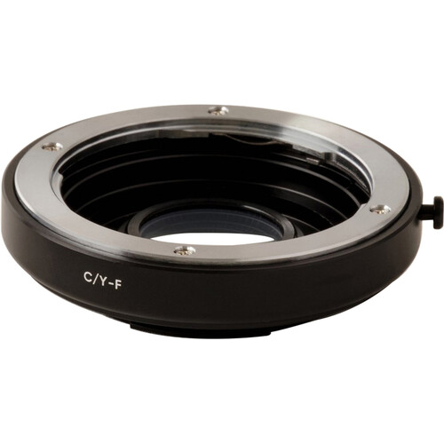 Urth Contax/Yashica (C/Y) Lens Mount to Nikon F Camera Mount (with Optical Glass)