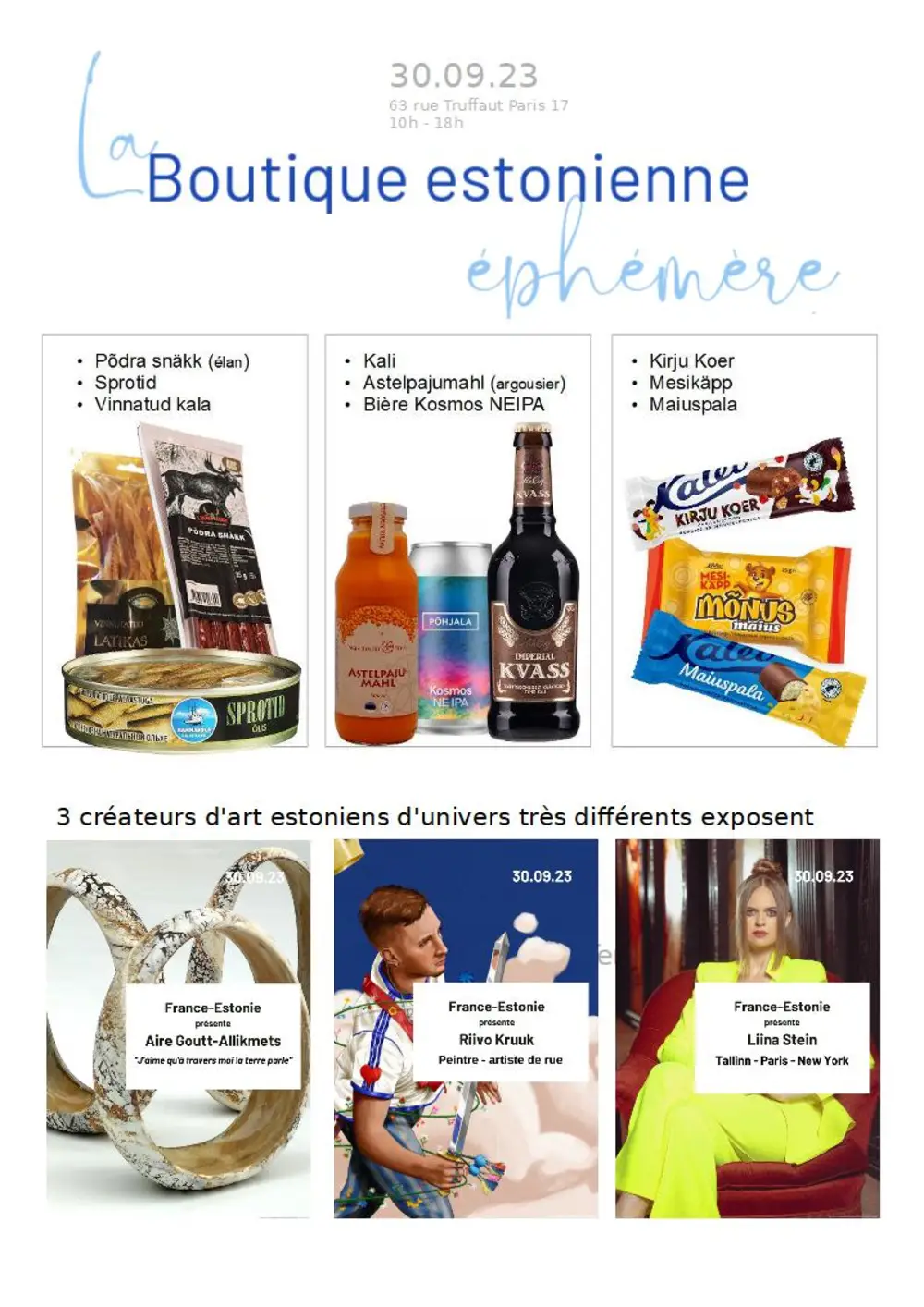 Lespace 63 | Association France-Esthonie
