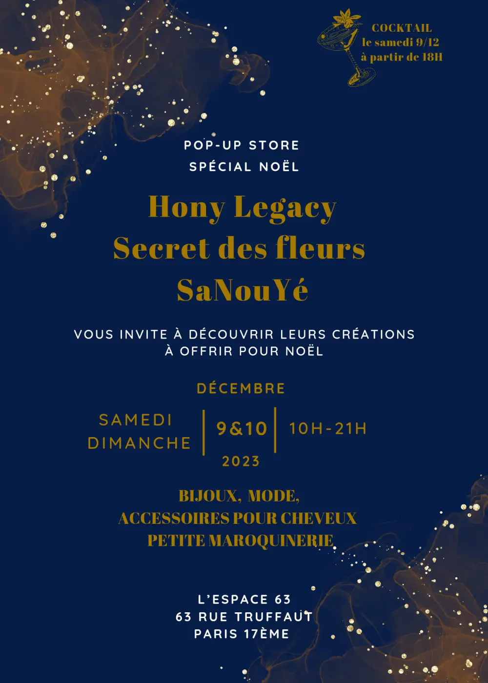 Lespace 63 | Photo de l'évènement : SANOUYÉ BEING YOURSELF - Boutique éphémère