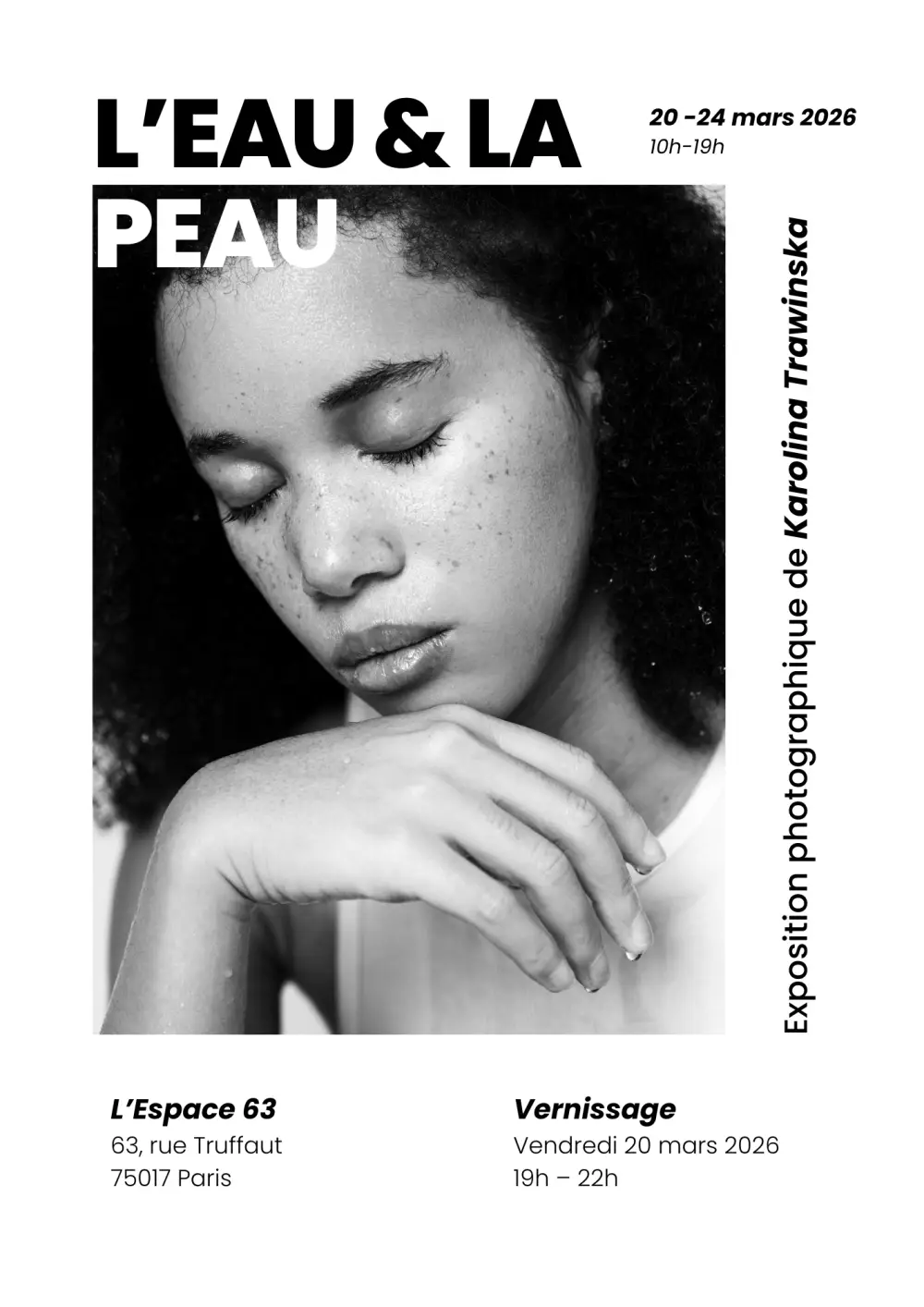 Lespace 63 | L’EAU, LA PEAU — Water & Skin (Exposition photo) - Karolina Trawinska