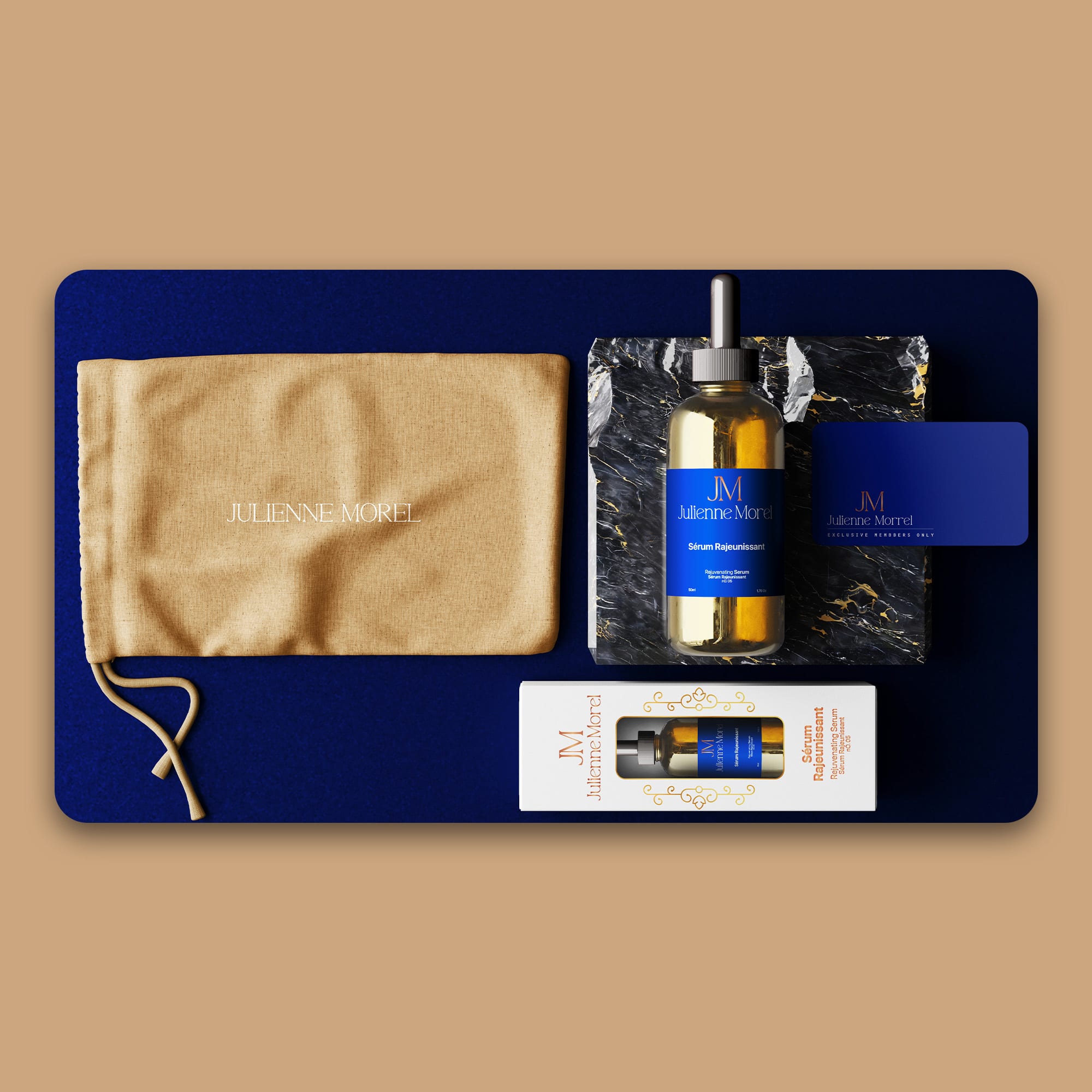 Design of French Skincare brand Julienne Morel by Sanat Wadyalkar
