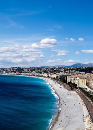 Image Vue de la mer et de la ville de Nice