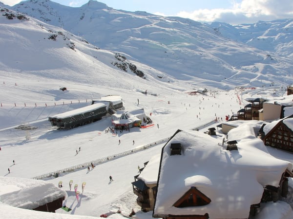 Vue de la station de ski de Val Thorens