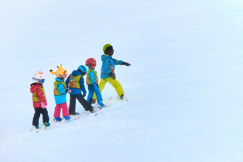 Cours collectifs d'enfant en ski