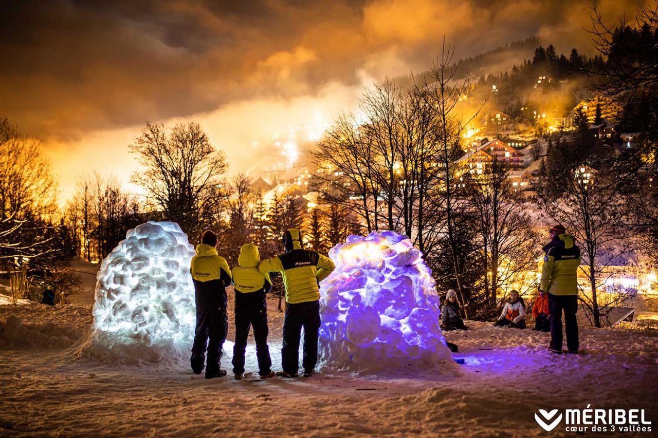 CONSTRUCTION IGLOO Meribel