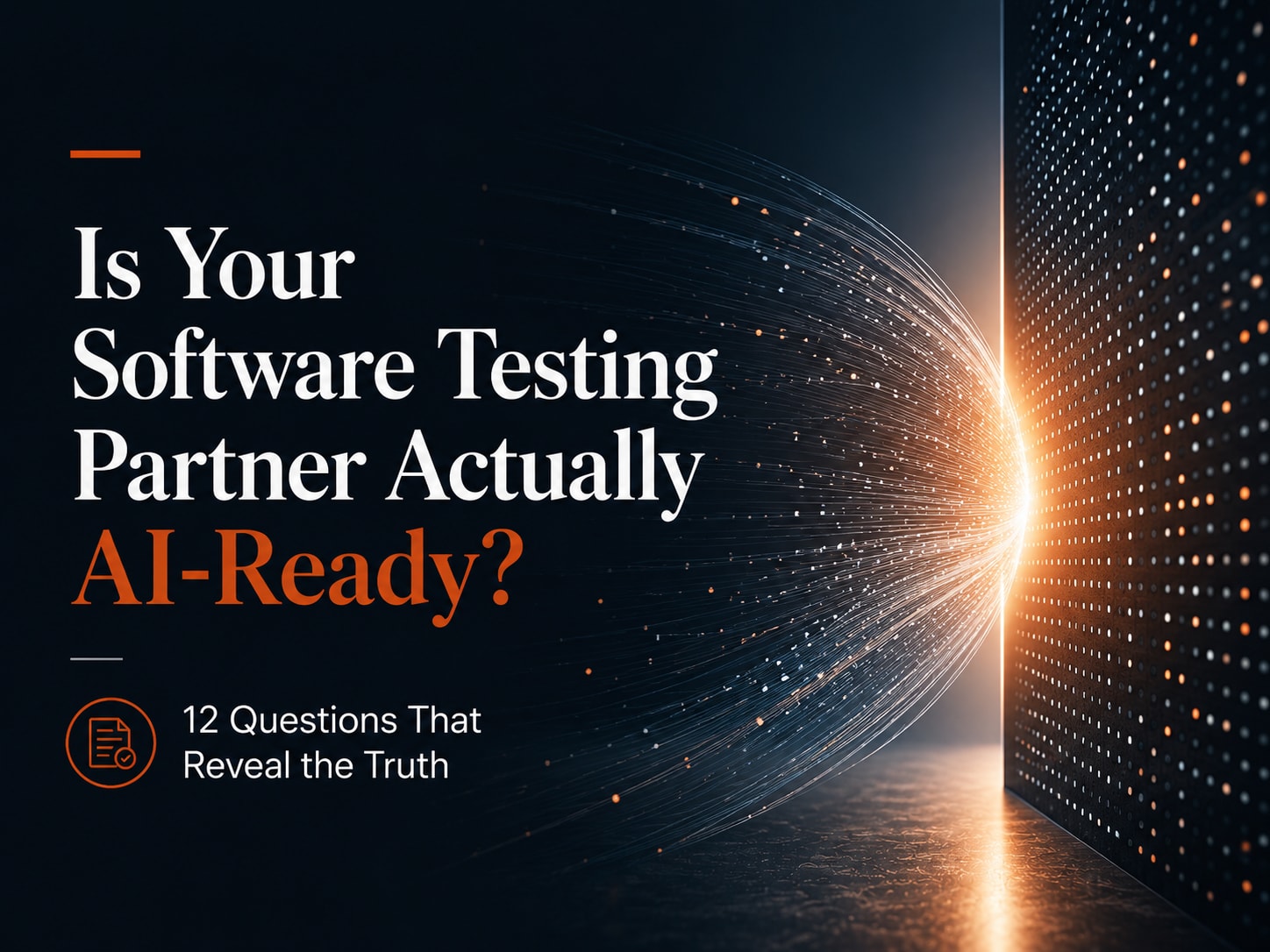 Is Your Software Testing Partner AI-Ready? 12 Questions | VTEST