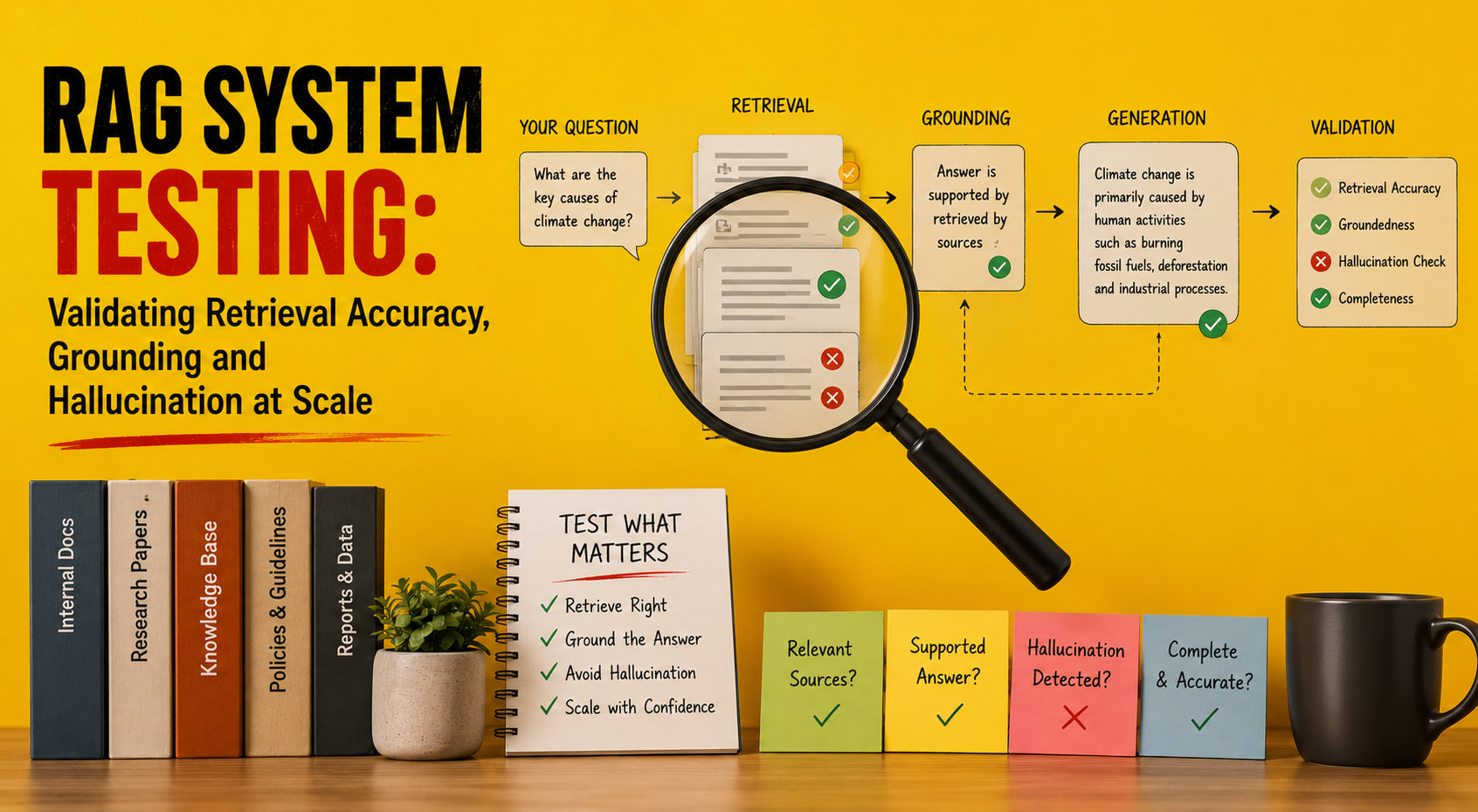 RAG System Testing: Retrieval Accuracy, Grounding & Hallucination | VTEST