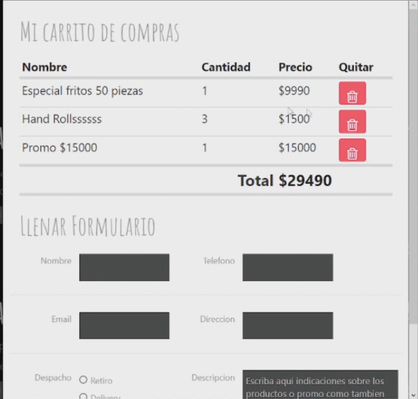 Carro de Compra