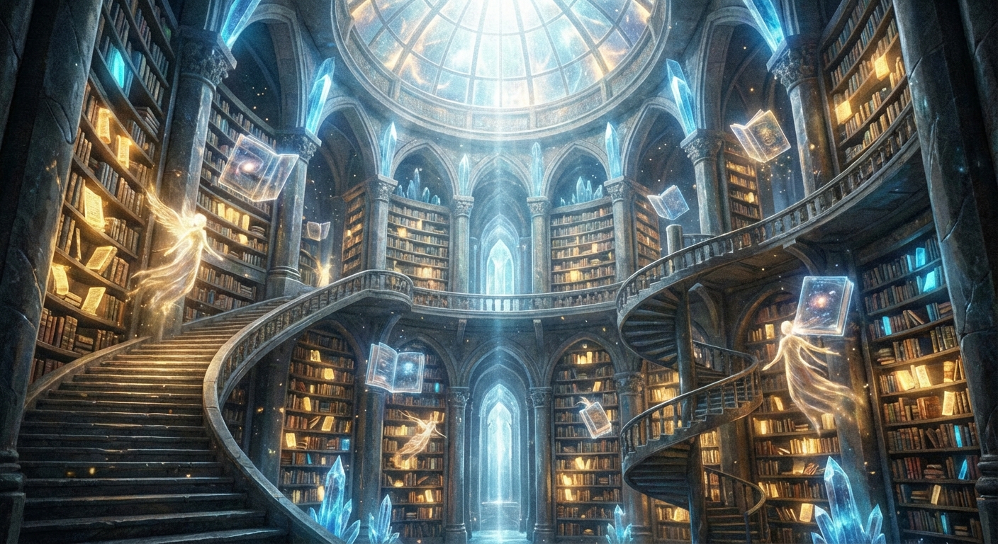 阿卡西紀錄。靈魂資料圖書館