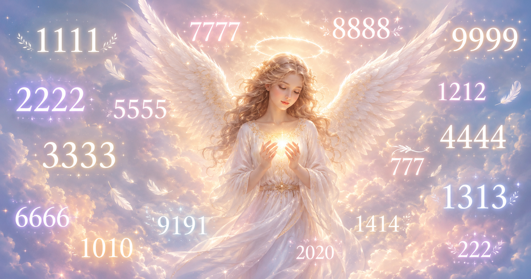 天使數字完整意義解析圖——天使透過111、222、333等重複數字傳遞靈性訊息（朵琳・芙秋）