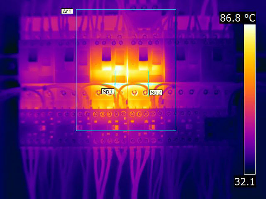 Contactor Overloads - Thermal Image