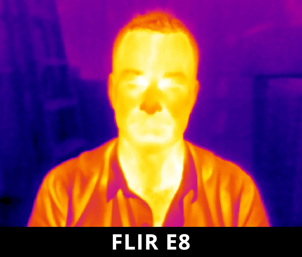 FLIR E8 Thermal Camera - example resolution