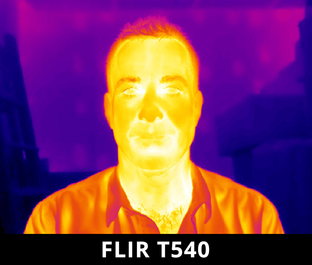 FLIR T540 Thermal Camera - example resolution