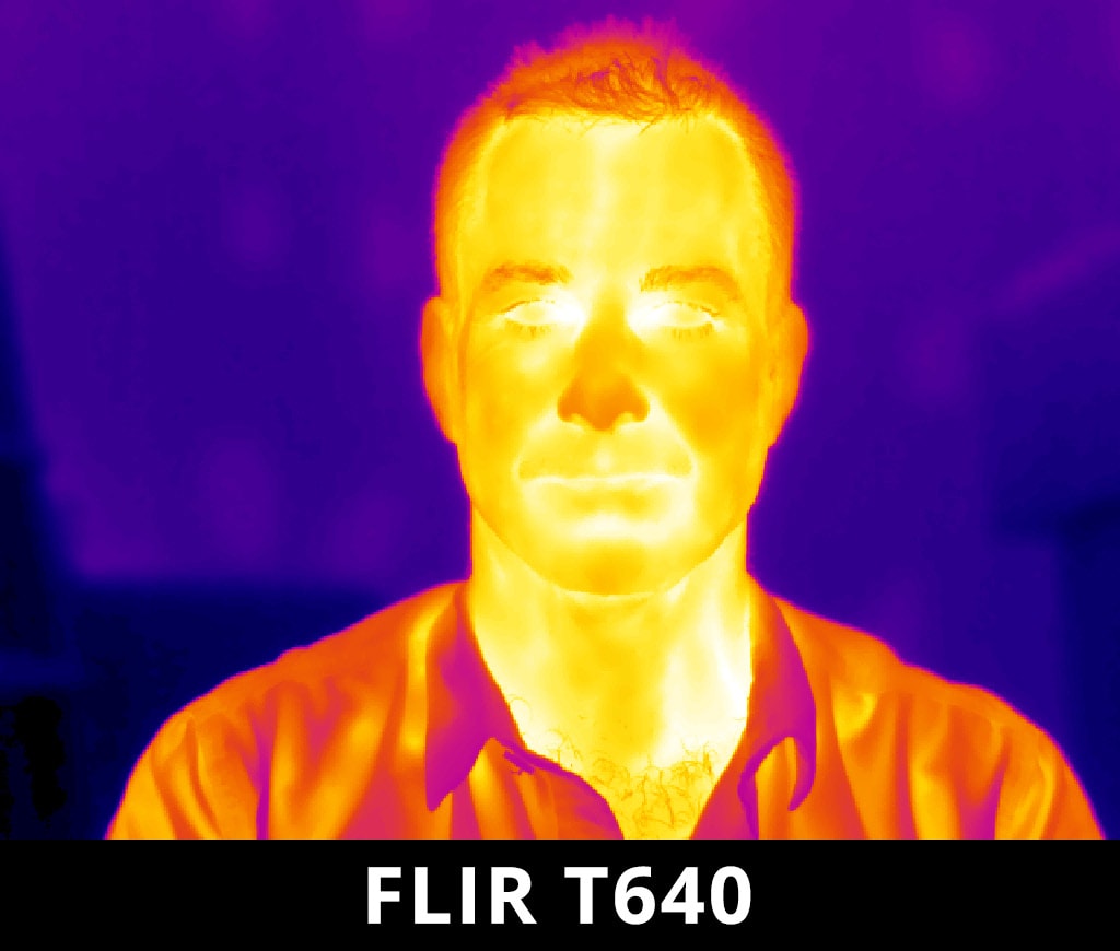 FLIR T640 Thermal Camera - example resolution