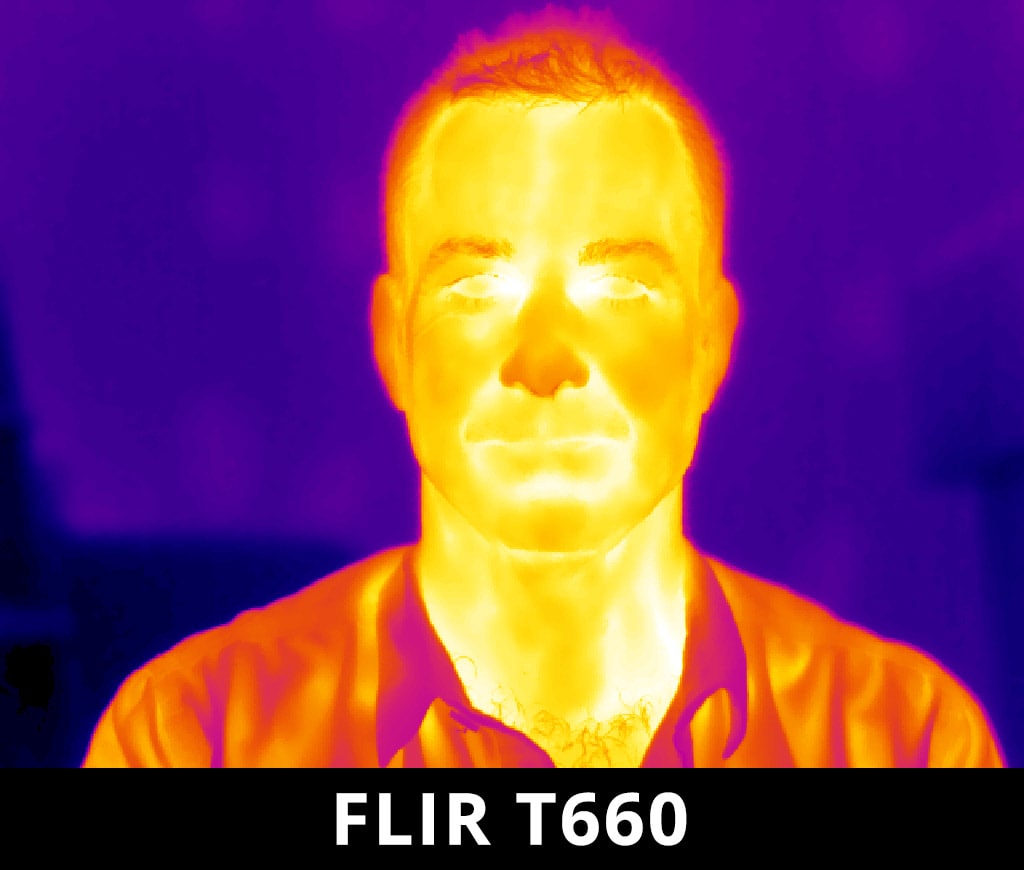 FLIR T660 Thermal Camera - example resolution