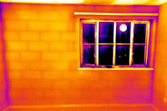 thermal image cavity wall
