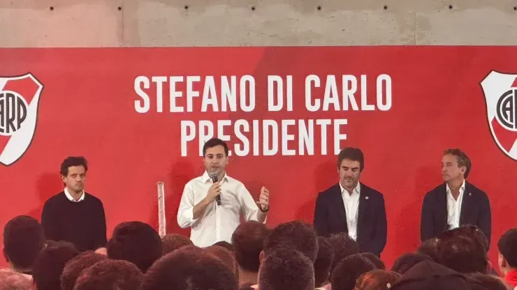 Elecciones River 2025: Stefano Di Carlo oficializó su candidatura a presidente y presentó a sus vicepresidentes