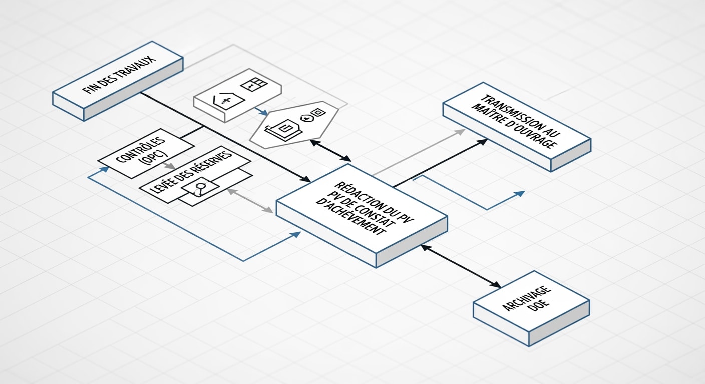 PV DE CONSTAT D’ACHEVEMENT DES TRAVAUX - 4Génie Civil