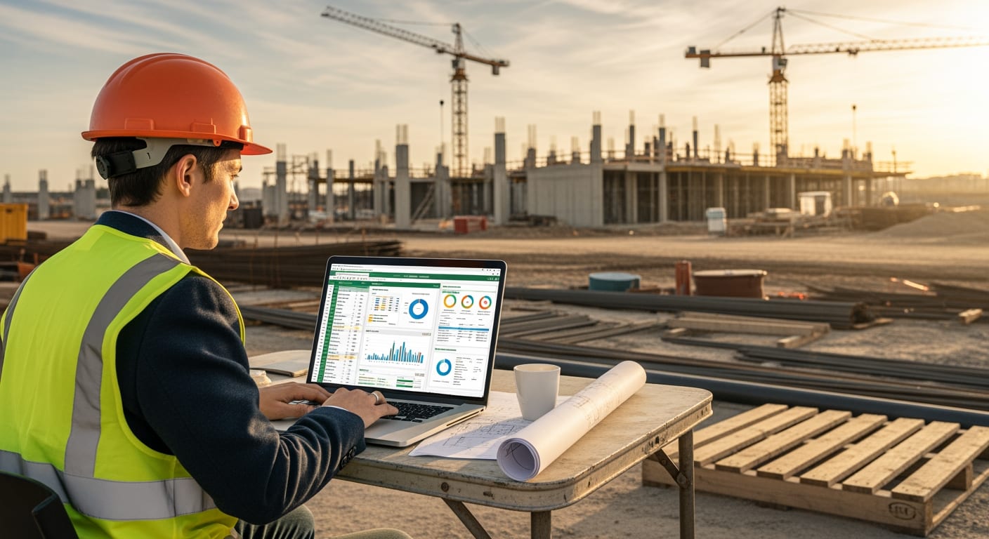 Planning chantier Excel - 4Génie Civil