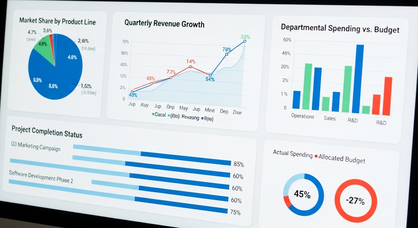 Project Management Dashboard Excel : Téléchargement et Guide (2026) 3 Project Management Dashboard Excel - 4Génie Civil