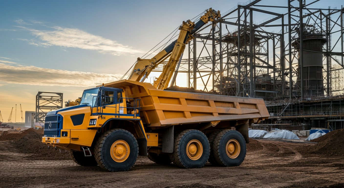 Camion Benne : Guide Complet, Spécifications Techniques et Sécurité sur Chantier