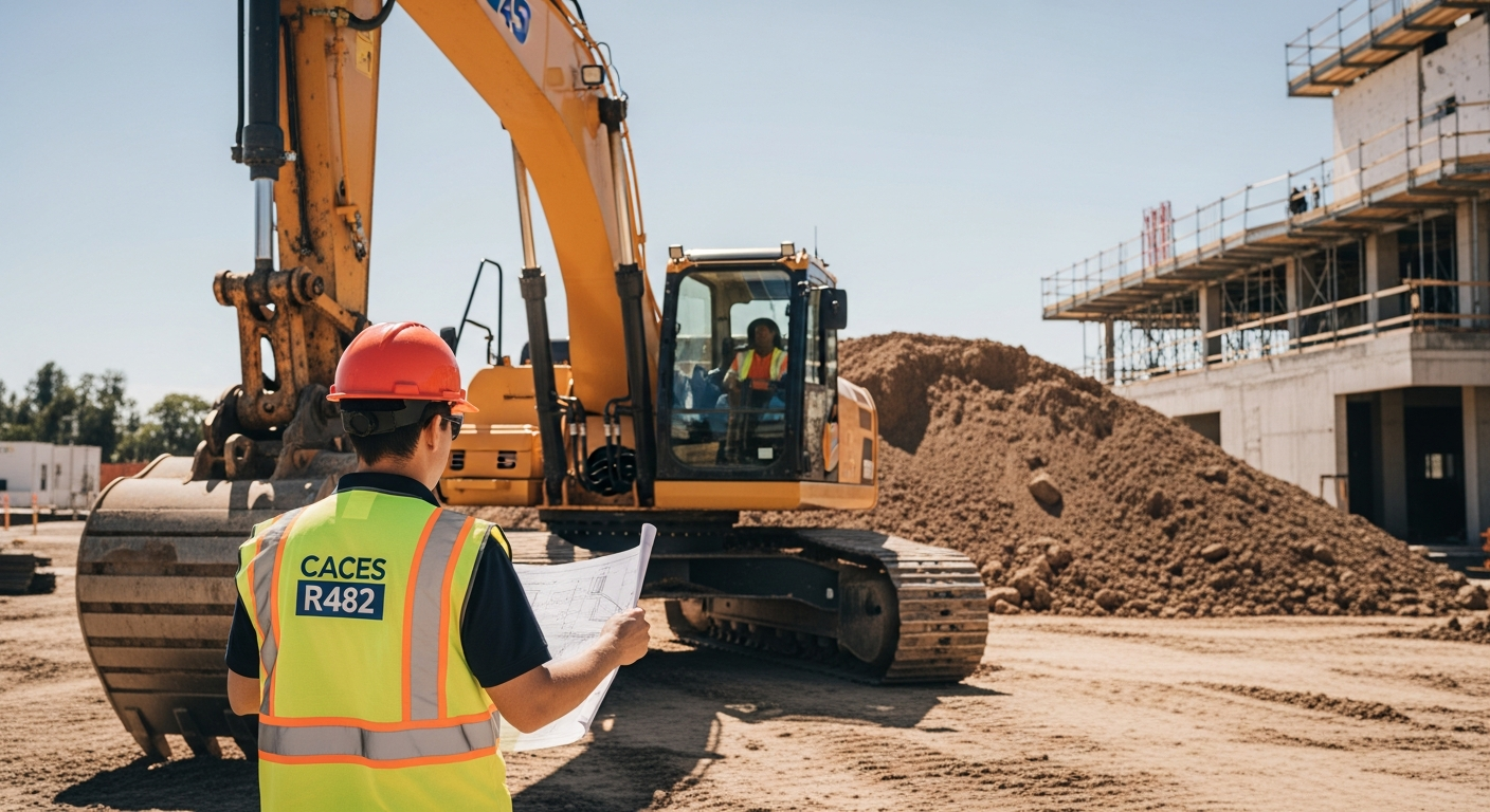 CACES R482 engins chantier formation sécurité catégories