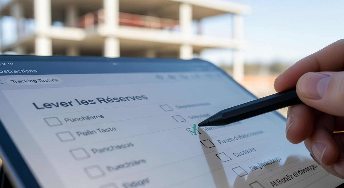 constat de levée de réserves