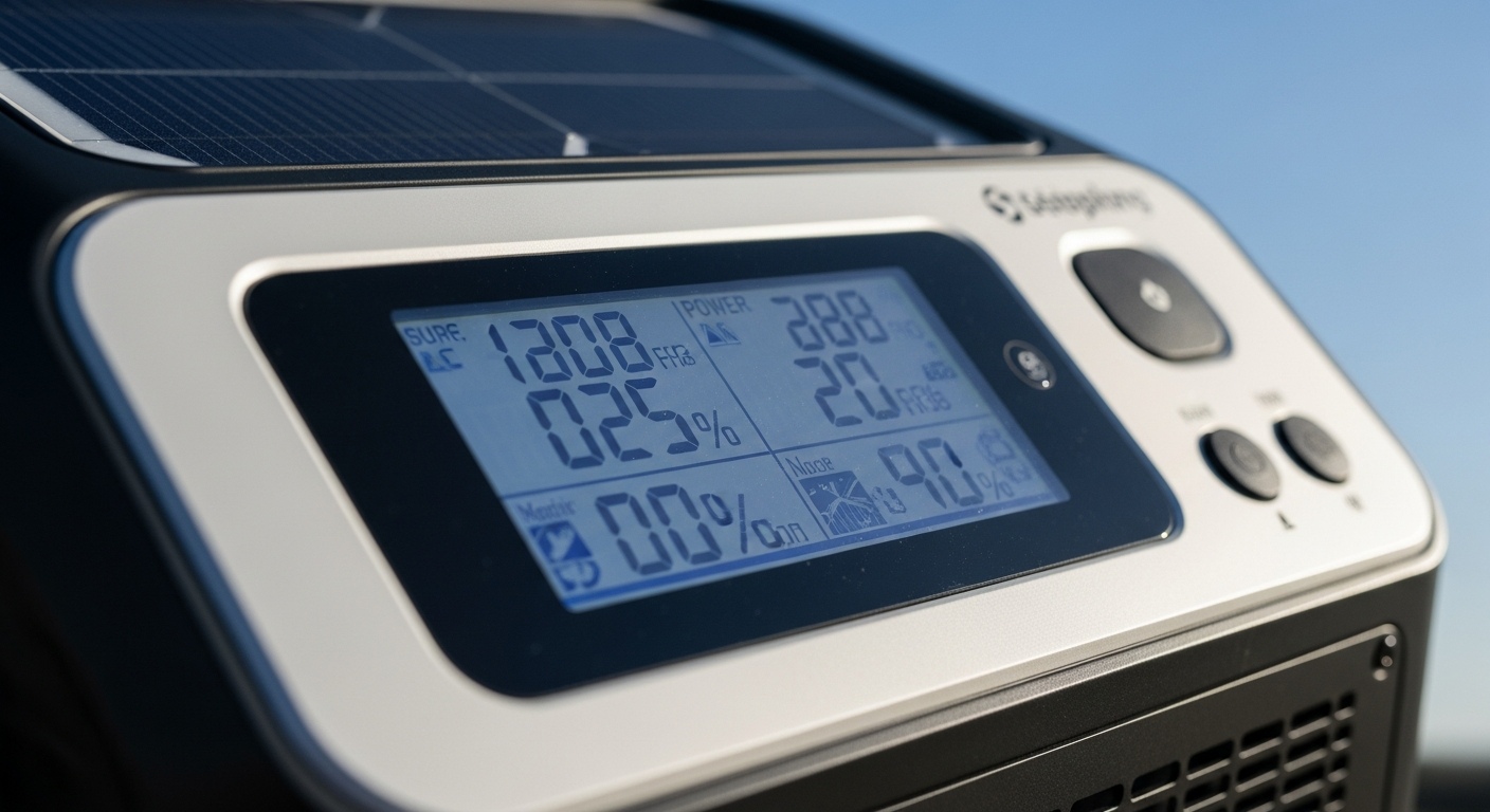 Portable Solar Generators step by step installation process connecting to solar panels