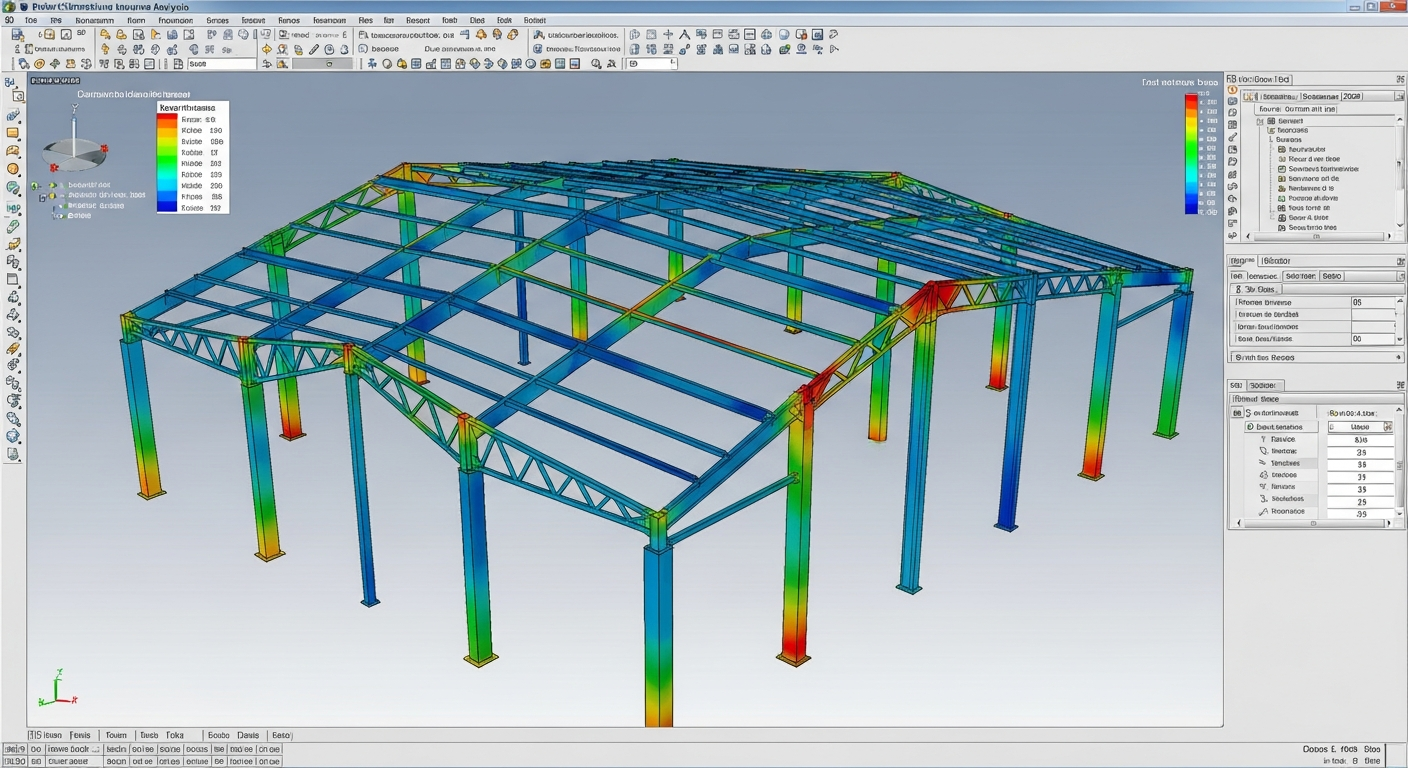 Formation Robot Structural Analysis Charpente modélisation structurelle 3D.