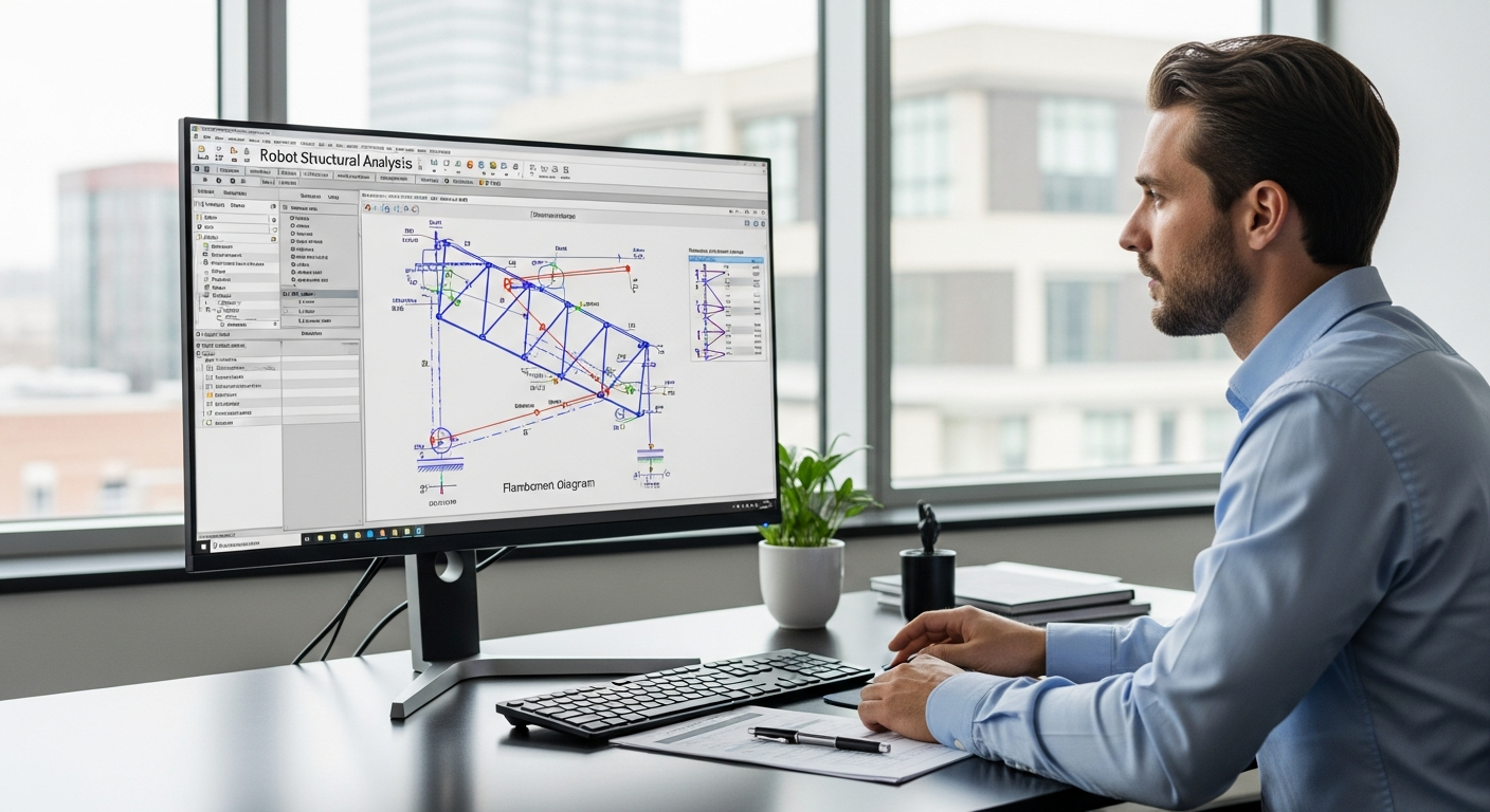 Formation Robot Structural Analysis Charpente vérification stabilité.