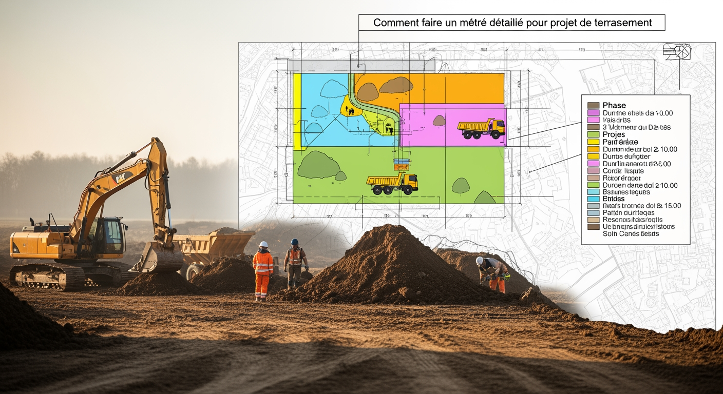 Comment faire un métré détaillé pour un projet de terrassement - 4Génie Civil