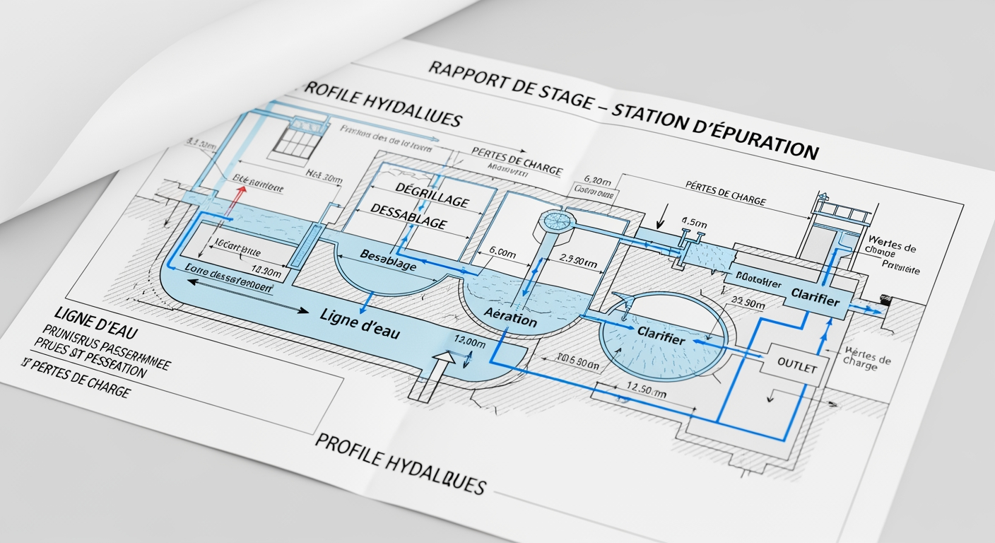 rapport de stage station d'épuration pdf - 4Génie Civil