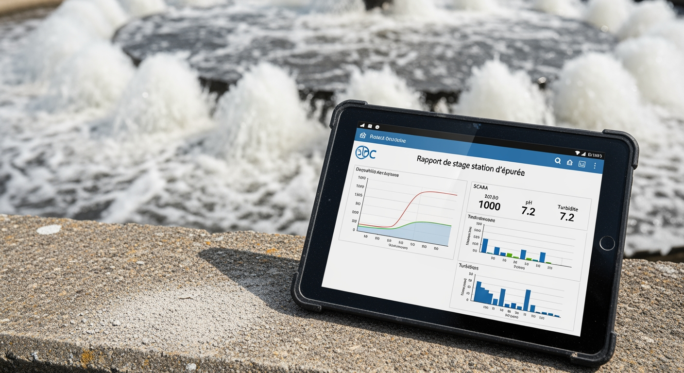 rapport de stage station d'épuration pdf - 4Génie Civil