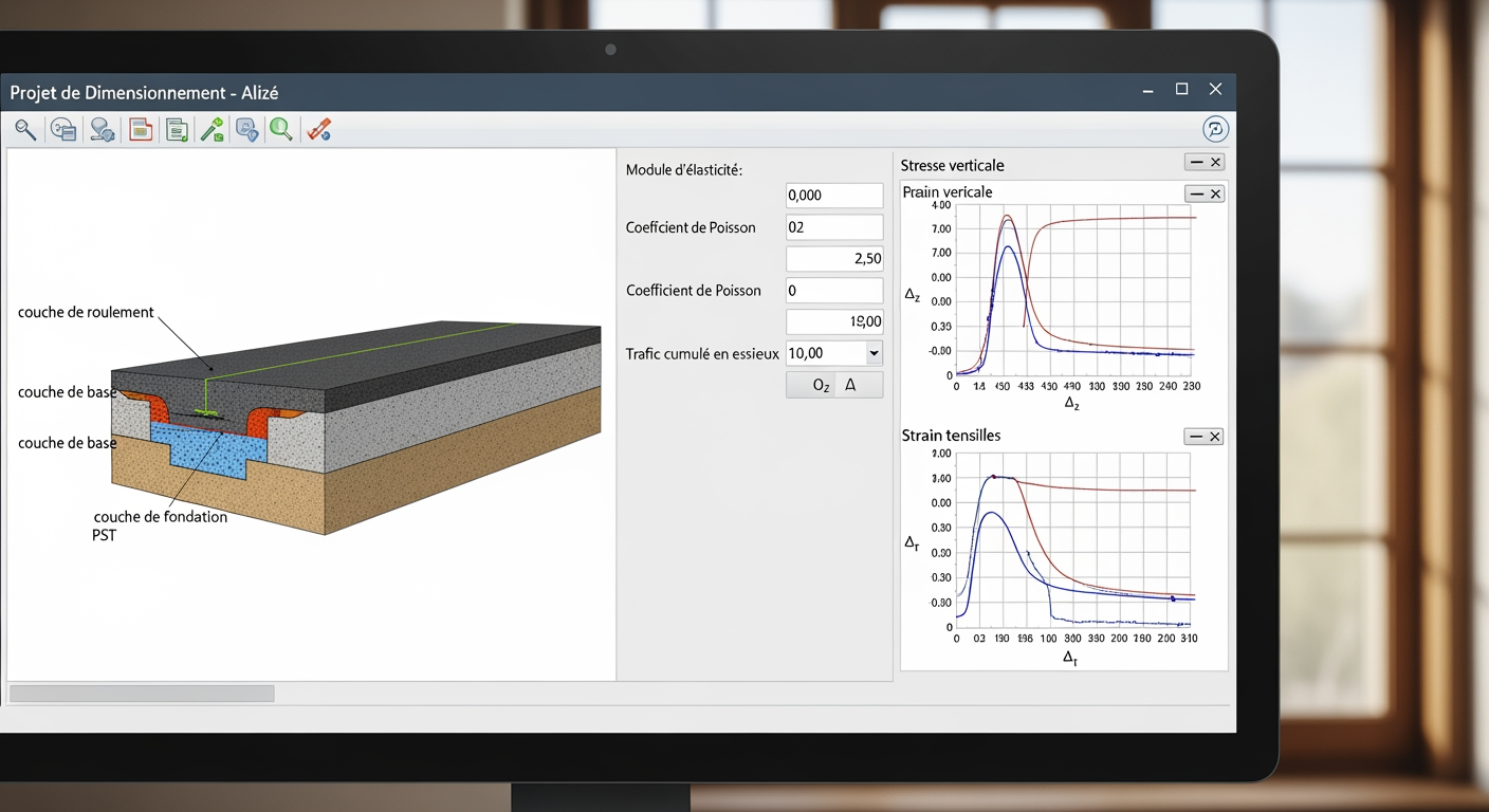 Dimensionnement des chaussées souples selon la méthode Alizé - 4Génie Civil