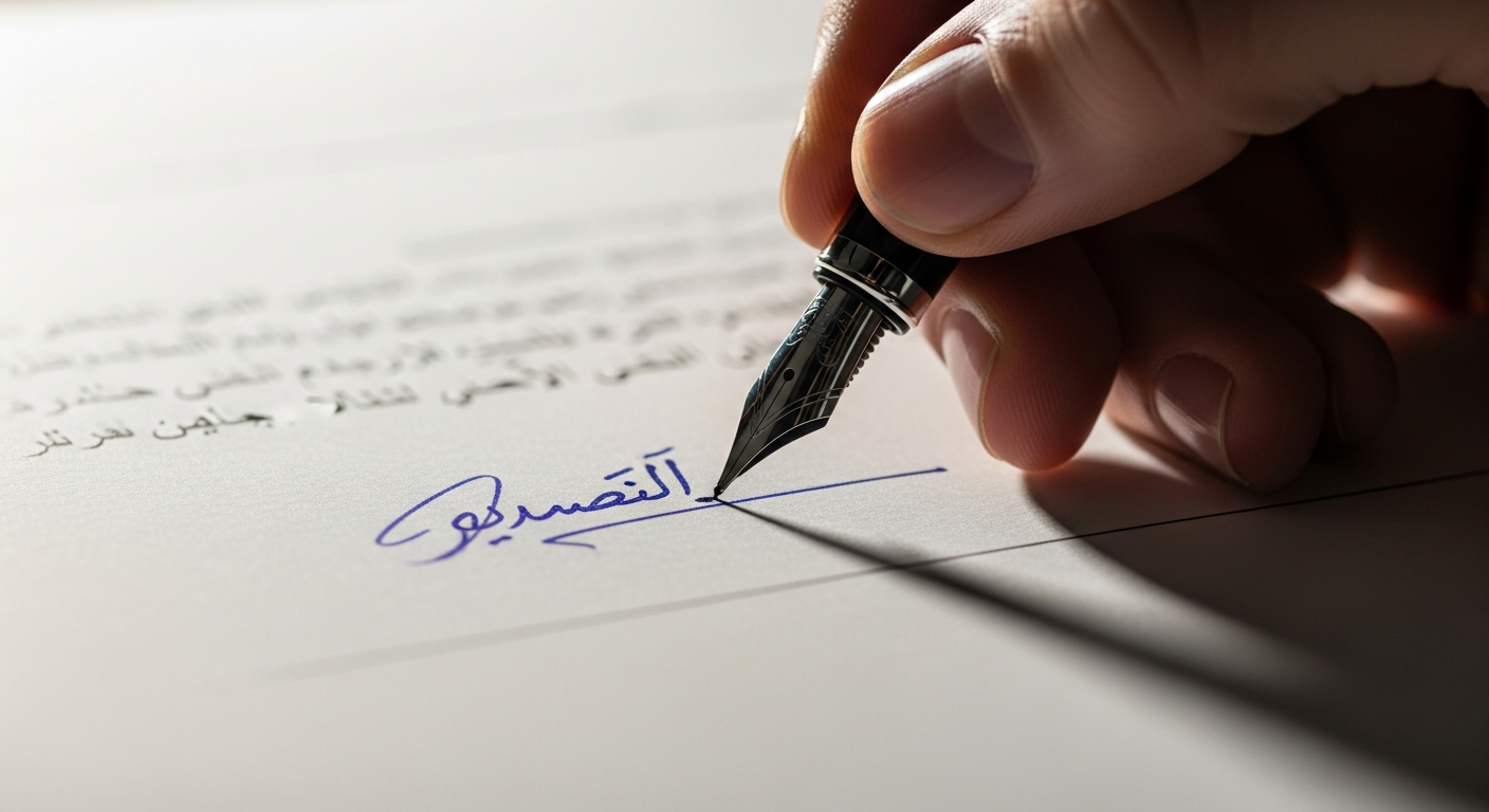 التوقيع على وكالة شرعية للورثة